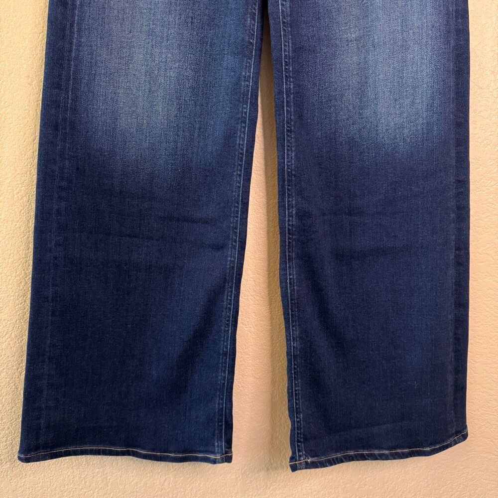 NEW Citizens of Humanity Lyra Long Wide Jeans Womens 28 Masha Blue Denim Stretch - Picture 3 of 16
